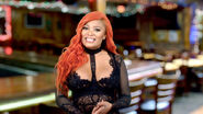 Teairra's green screen look in LHHH season 4.