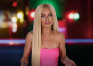 Mariahlynn's green screen look in Love & Hip Hop: New York season 7.