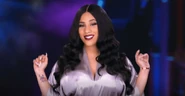 Cyn's green screen look in Love & Hip Hop: New York season 9.