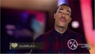 Gunplay's green screen look in LHHATL season 6.