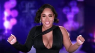 Tahiry's green screen look in LHHNY season 10.