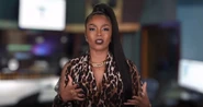 Rasheeda's green screen look in Love & Hip Hop: Atlanta season 3.