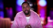 Safaree's green screen look in LHHNY season 10.