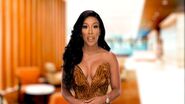 Kimberly's first green screen look in LHHH Season 6.