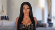 One of Amina's green screen look in Love & Hip Hop: New York season 5.