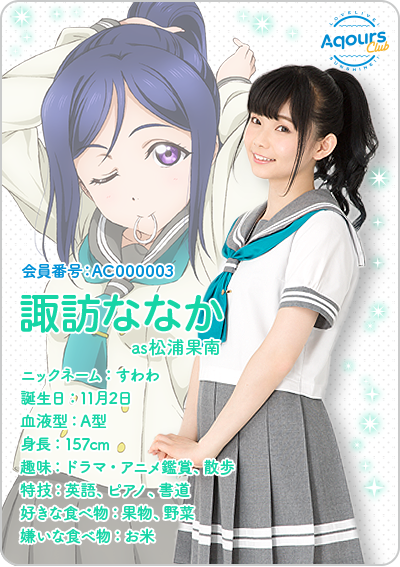 Nanaka Suwa Love Live Wiki Fandom Nanaka Suwa Love Live Wiki Fandom