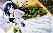 Umi Cure Maid Cafe Image Girl Illustration