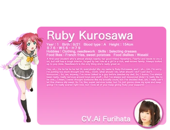 Ruby Kurosawa | Love Live! Wiki | Fandom