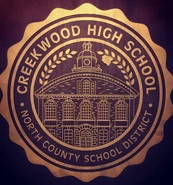 Creekwood High School Logo in Love, Simon [9]