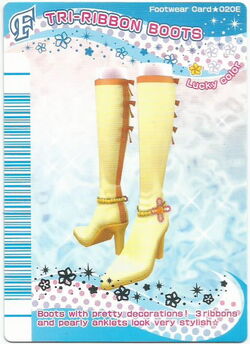 Tri-Ribbon Boots | Love and Berry Wiki | Fandom