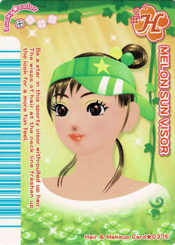 BUNNY X/Young&In Love AOR メロハー Melon Sun Visor | Love and Berry Wiki | Fandom