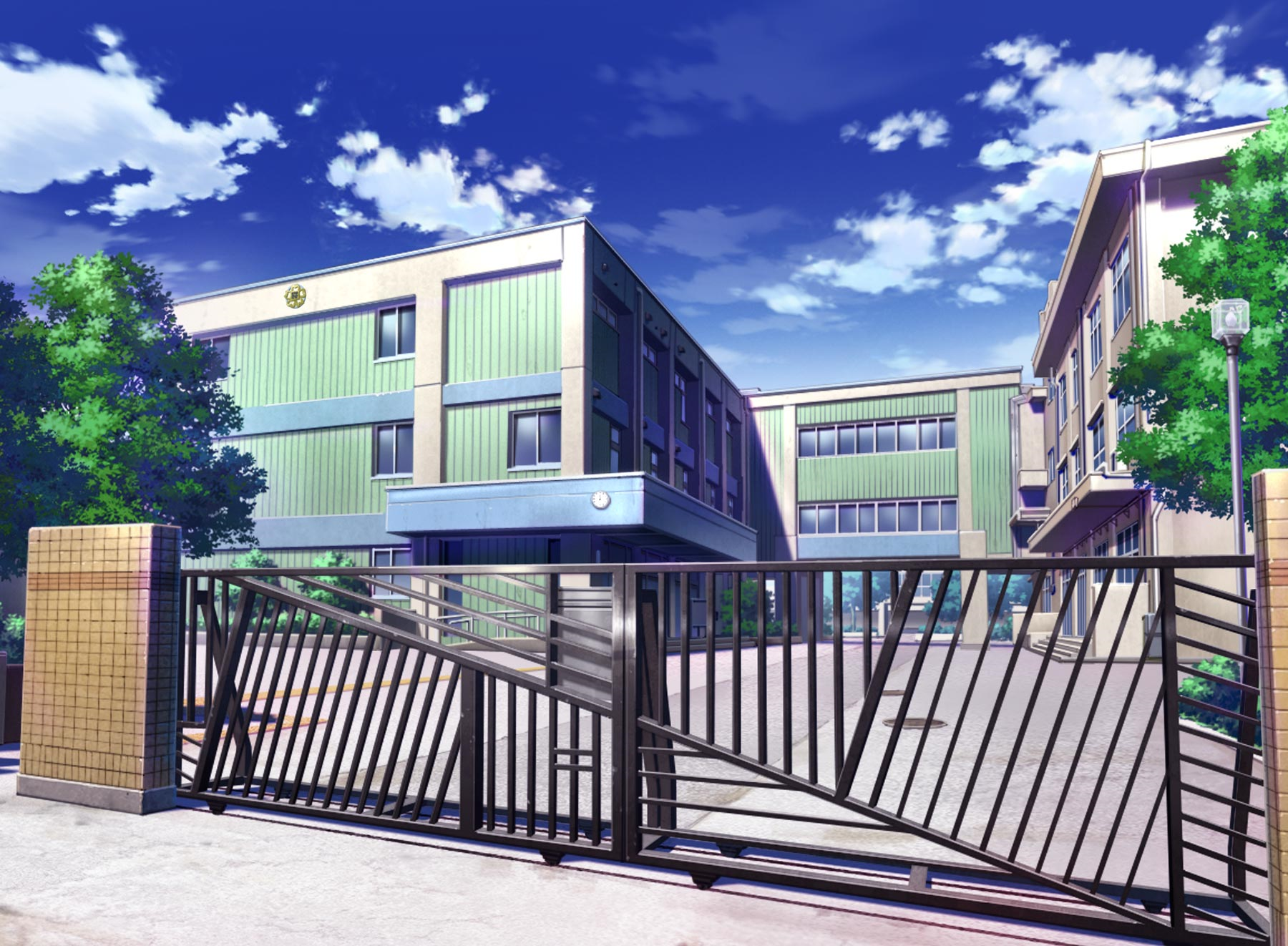 Anime School Building - 3D 3D model | CGTrader