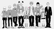 Expanded original group image, including most of the current and former members (illust. Rocoru)