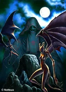 Dreamlands and residents as depicted by Nottsuo.