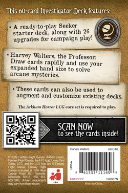 Harvey Walters Investigator Starter Deck (Arkham Horror LCG) | The H.P. Lovecraft Wiki | Fandom Harvey Walters Investigator Starter Deck (Arkham Horror LCG) | The H.P. Lovecraft Wiki | Fandom