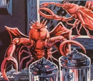 Mi-Go on the cover of the Brazilian edition Um Sussurro nas Trevas (i.e. The Whisperer in Darkness)