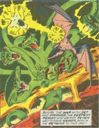 Set battles Atum (Marvel Comics)