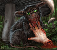 Furtive Zoog card art from Fantasy Flight Games' Call of Cthulhu: The Card Game