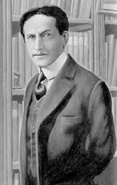 Harry Houdini, by Stephen Fabian (Pulptime)