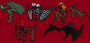 Ryuga Boumera's interpretation of the Five Vaeyen's true forms