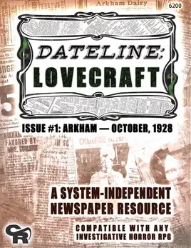 Dateline Lovecraft Arkham 1928