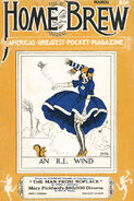 The March 1923 issue of Home Brew containing the 3rd installment of "The Lurking Fear"