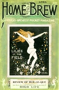 The April 1923 issue of Home Brew containing the final installment of "The Lurking Fear"