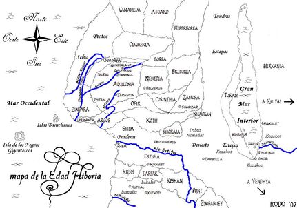 Mapa de la Edad Hiboria