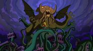 Cthulhu en la secuencia de apertura de Los Simpson.