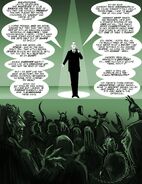 "HPL Does Standup" from Lovecraft Illustrated, used with kind permission from the artist