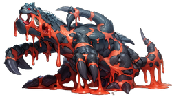 Ab-T'bohugha como la Bestia del Volcán, por 