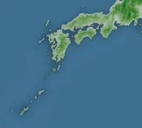 Southern Japan with the Okinawan islands