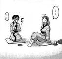 Naru and Keitaro in yukata after bathing