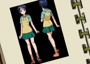 Diseño de Shinobu en Love Hina Again.