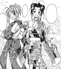 Naru and Mutsumi in kimono