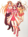 Naru of Love Hina, Saati of A.I. Love You and Mai of Itsudatte My Santa!