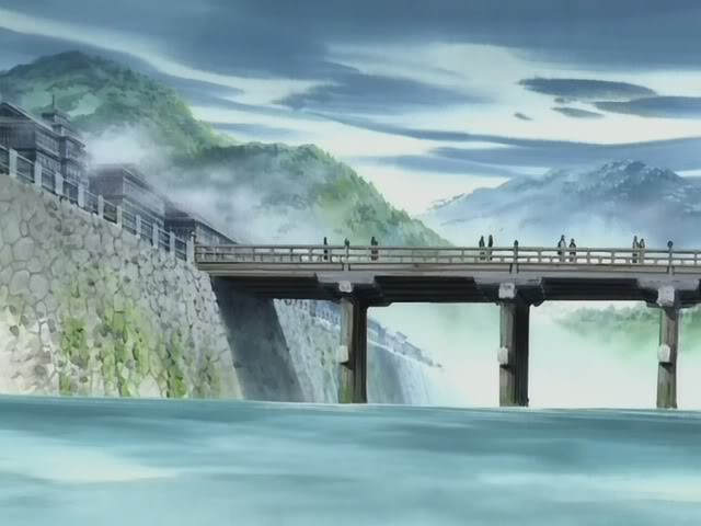 Anime bridge and river HD wallpapers | Pxfuel