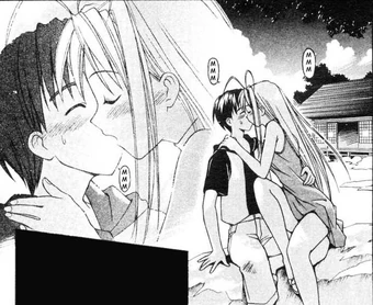 Featured image of post Cheek Anime People Kissing