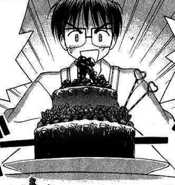 Keitaro’s special fake bitter-flavoured, almond filled Valentine’s Chocolate 1999 ver