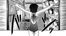 Kanako's closet full of different disguises.