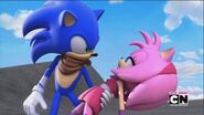 Sonic saves Amy