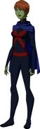Miss Martian's second season appearance (Five Years Later).