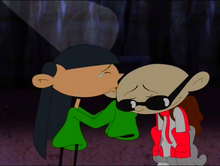 Numbuh 3 kiss Numbuh 1