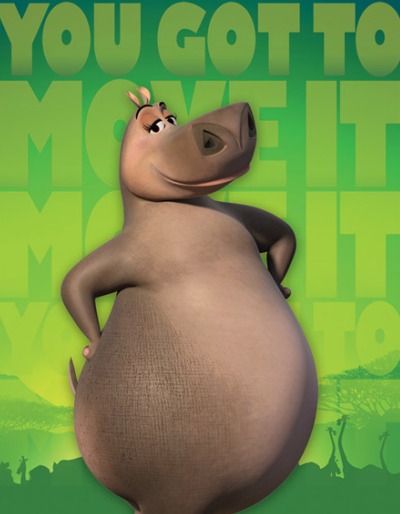 madagascar movie gloria