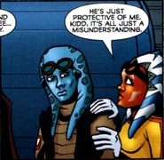 Ahsoka calming Kidd down