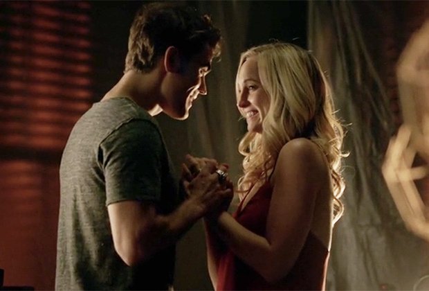 Stefan & Caroline Kiss On 'The Vampire Diaries,' So Where Does