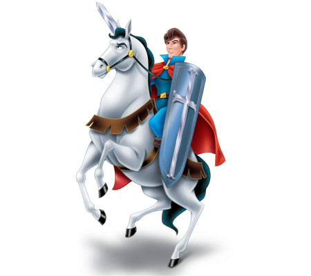 disney prince on horse