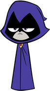 Raven as she appears in the Teen Titans Go animated series