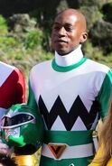 Damon as he appears in Super Megaforce