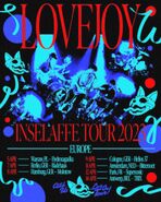 Original tour poster for the Inselaffe Tour (uploaded October 21, 2022)[1]